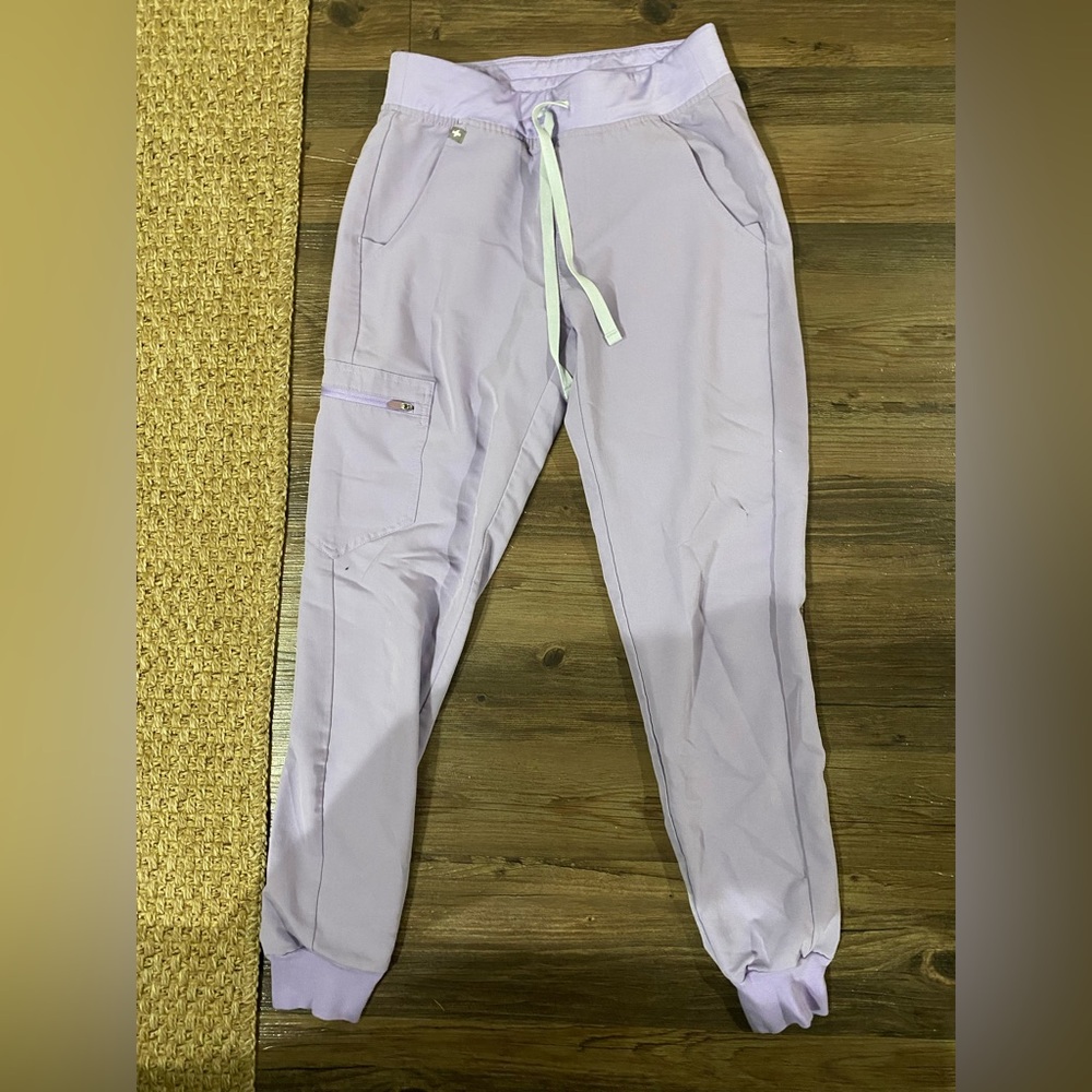 Light Purple Figs Scrub Pants